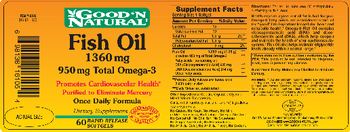 Good 'N Natural Fish Oil 1360 mg - supplement