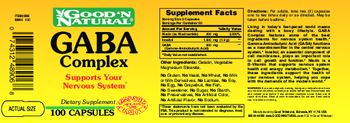 Good 'N Natural GABA Complex - supplement