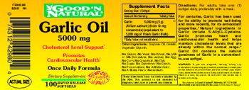 Good 'N Natural Garlic Oil 5000 mg - supplement