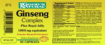 Good 'N Natural Ginseng Complex Plus Royal Jelly - supplement