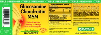 Good 'N Natural Glucosamine Chondroitin MSM Triple Strength - supplement
