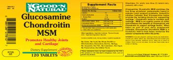 Good 'N Natural Glucosamine Chondroitin MSM - supplement