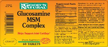 Good 'N Natural Glucosamine MSM Complex - supplement