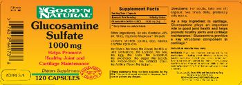 Good 'N Natural Glucosamine Sulfate 1000 mg - supplement