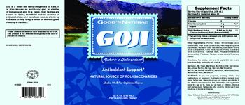 Good 'N Natural Goji - supplement