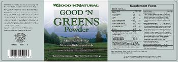 Good 'N Natural Good 'N Greens Powder - supplement