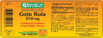 Good 'N Natural Gotu Kola 250 mg - supplement