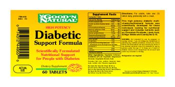 Good 'N Natural High Potency Diabetic Support Formula - supplement
