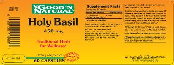 Good 'N Natural Holy Basil 450 mg - supplement