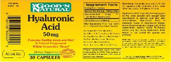Good 'N Natural Hyaluronic Acid 50 mg - supplement