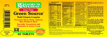 Good 'N Natural Iron Free Green Source - supplement