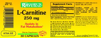 Good 'N Natural L-Carnitine 250 mg - supplement
