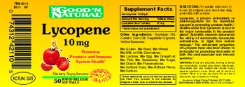 Good 'N Natural Lycopene 10 mg - supplement