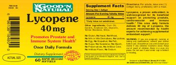 Good 'N Natural Lycopene 40 mg - supplement