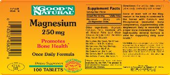 Good 'N Natural Magnesium 250 mg - supplement