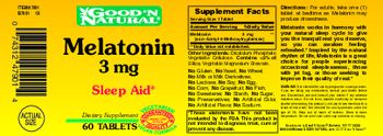 Good 'N Natural Melatonin 3 mg - supplement