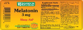 Good 'N Natural Melatonin 3 mg - supplement