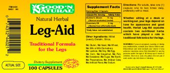 Good 'N Natural Natural Herbal Leg-Aid - supplement