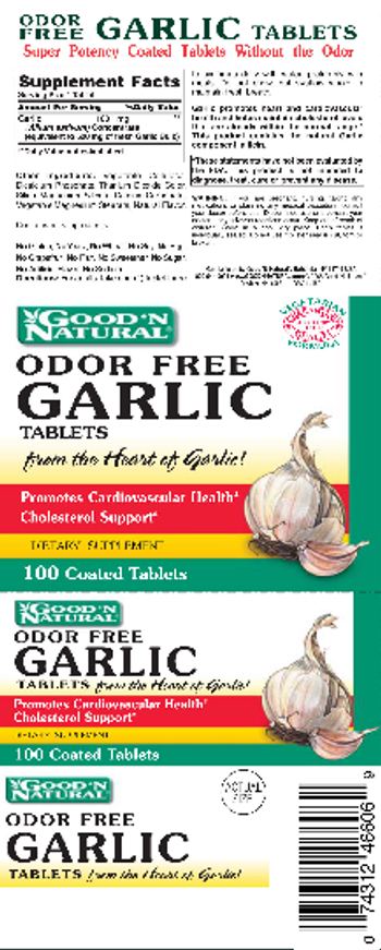 Good 'N Natural Odor Free Garlic Tablets - supplement