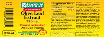 Good 'N Natural Olive Leaf Extract 150 mg - supplement