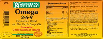 Good 'N Natural Omega 3-6-9 - supplement
