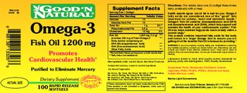 Good 'N Natural Omega-3 Fish Oil 1200 mg - supplement