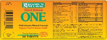 Good 'N Natural ONE Multivitamin/Mineral Formula - 