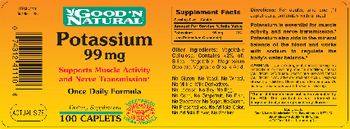 Good 'N Natural Potassium 99 mg - supplement