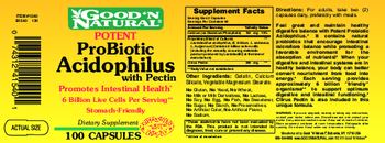 Good 'N Natural Potent Probiotic Acidophilus With Pectin - supplement