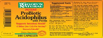 Good 'N Natural Potent Probiotic Acidophilus - supplement