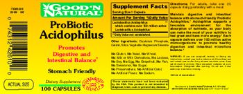 Good 'N Natural Probiotic Acidophilus - supplement