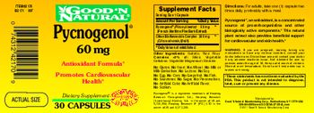 Good 'N Natural Pycnogenol 60 mg - supplement