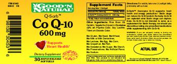 Good 'N Natural Q-Sorb Co Q-10 600 mg - supplement