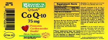Good 'N Natural Q-Sorb Co Q-10 75 mg - supplement