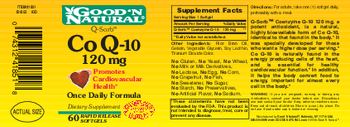 Good 'N Natural Q-Sorb CoQ-10 120 mg - supplement