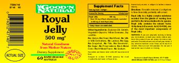 Good 'N Natural Royal Jelly 500 mg - supplement