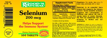 Good 'N Natural Selenium 200 mcg - supplement