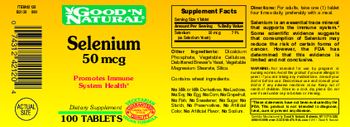 Good 'N Natural Selenium 50 mcg - supplement