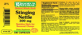 Good 'N Natural Stinging Nettle 300 mg - supplement