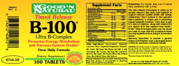 Good 'N Natural Timed Release B-100 Ultra B-Complex - supplement