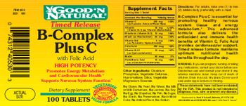 Good 'N Natural Timed Release B-Complex Plus C With Folic Acid - supplement