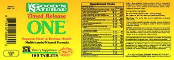 Good 'N Natural Timed Release One Multivitamin/Mineral Formula - supplement