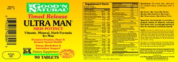 Good 'N Natural Timed Release Ultra Man High Potency - supplement