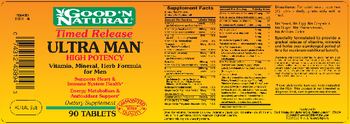 Good 'N Natural Timed Release Ultra Man High Potency - supplement