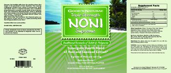 Good 'N Natural Triple Strength Noni Supreme - vegetarianvegan supplement