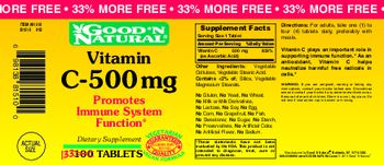 Good 'N Natural Vitamin C-500 mg - supplement