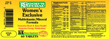 Good 'N Natural Women?s Exclusive Multivitamin/Mineral Formula - 