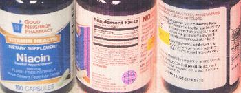 Good Neighbor Pharmacy Niacin 500 mg Flush Free Formula - supplement