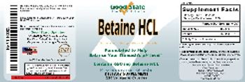 Good State Betaine HCL - supplement