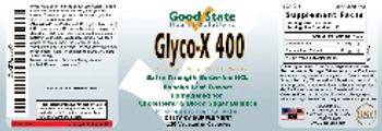 Good State Glyco-X 400 - supplement
